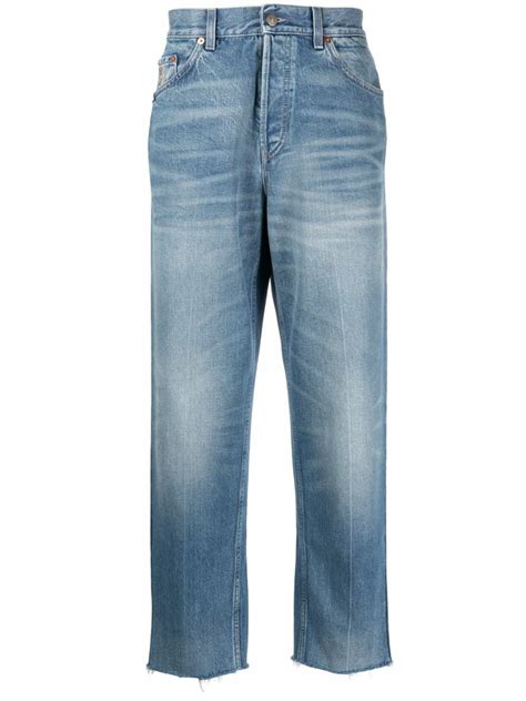 prezzo pantaloni gucci|Gucci denim jeans.